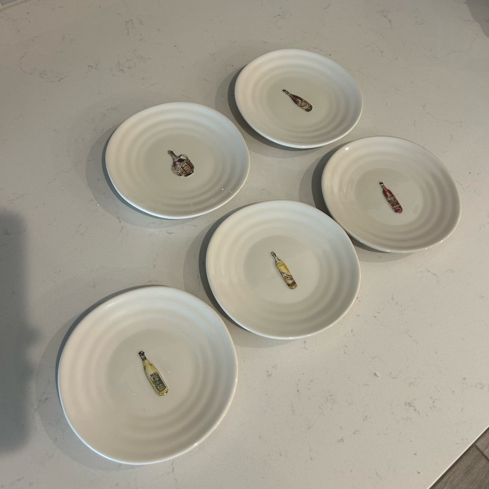 Williams Sonoma Appetizer Plates Set Of 5